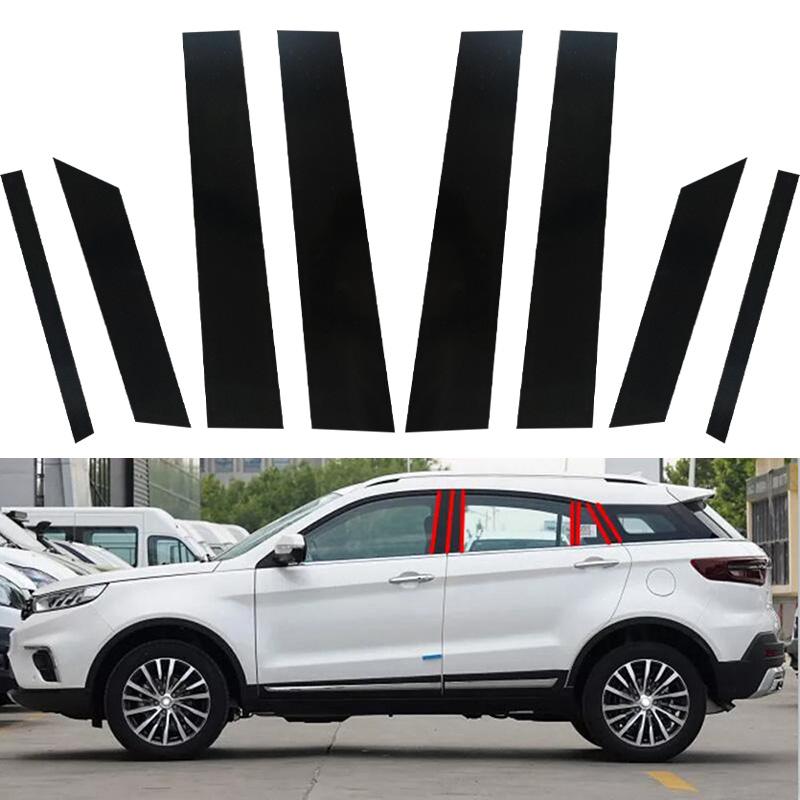 For Ford Territory 2019-2021 Car Mirror Effect Car Door Middle Column Window Center BC Pillar Post Cover