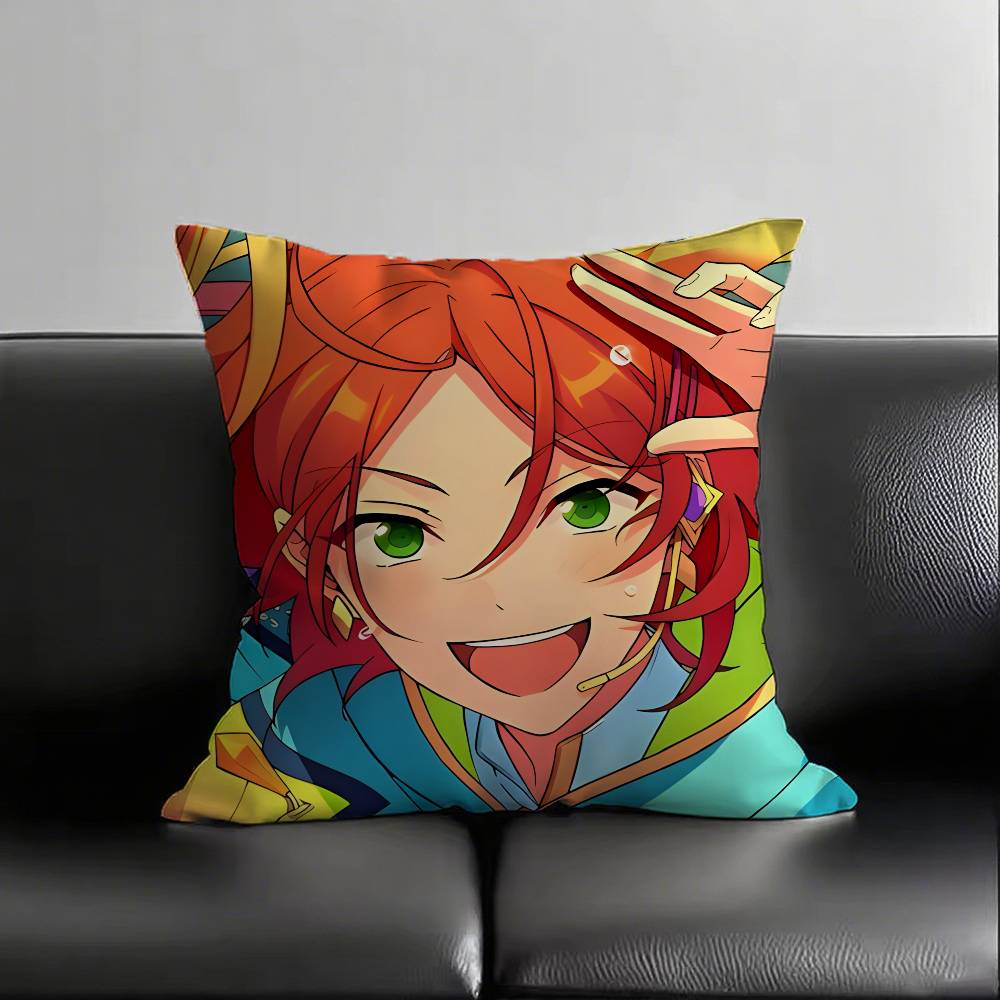1pc Hinata Aoi Pillow Case Fashion Square Pillowcase Bedroom Sofa Room Ins Decoration Leisure