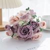 Künstliche Blumen Hohe Qualität Seidenrose Valentinstag Kranz Haus Zimmer Hof Brautstrauß Zubehör Hochzeit Außen Dekoration DIY Geschenk