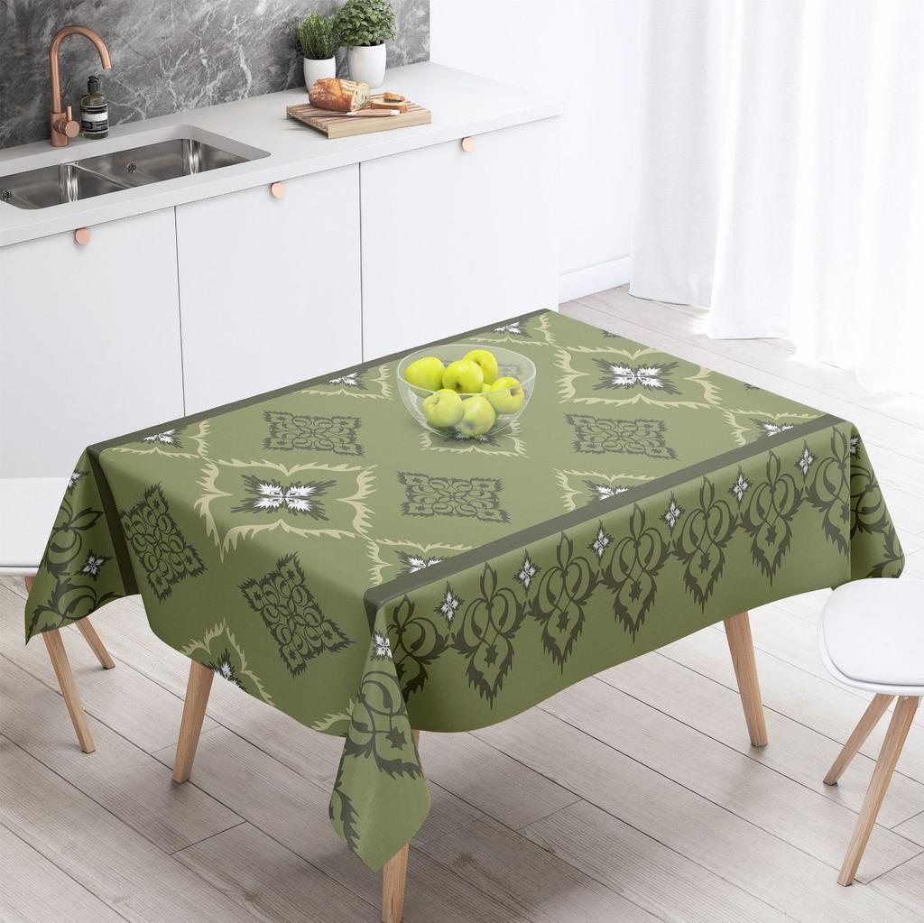 Ethnische Einfache Esstischdecke Retro-Muster Haushalts-Esstisch Couchtisch Tischdecke Tischmatte