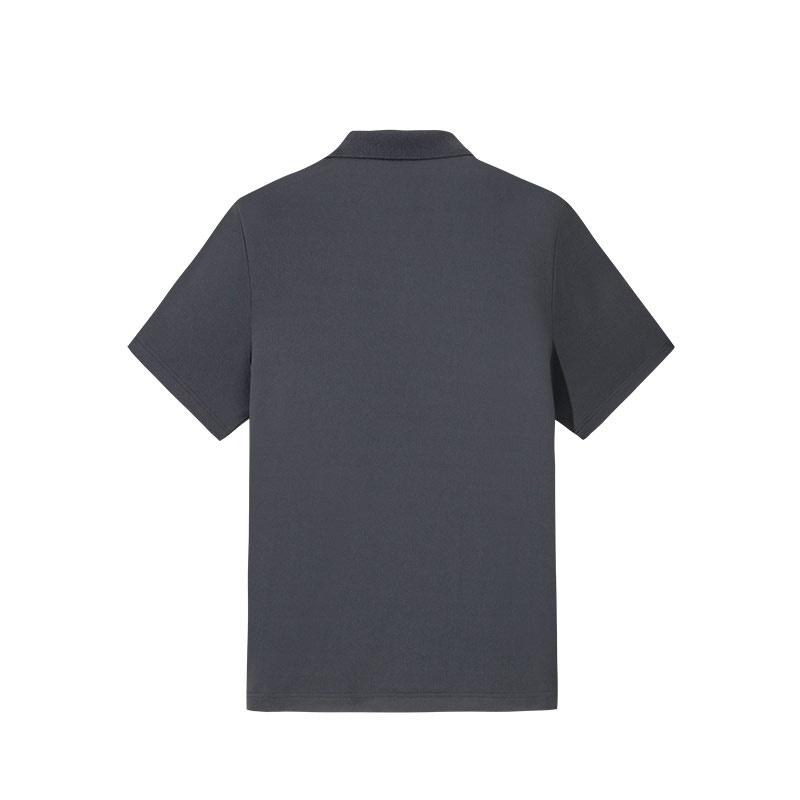 Anta Life Collection Polo Shirt Men's Men's Gray Clothing 952528113-3