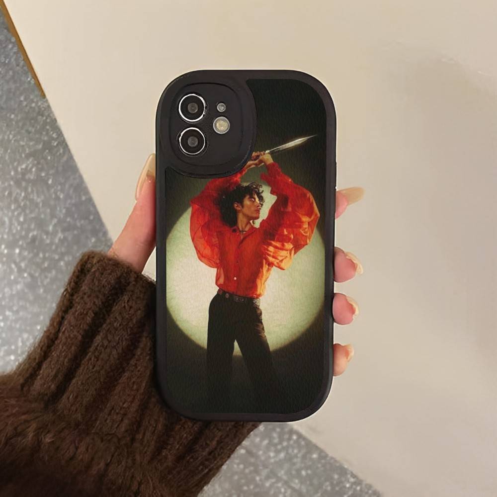 

Singer Conan Gray Phone Case For IPhone 16 15 14 13 12 11 Pro Max Plus Soft Leather Cover iPhone 15 plus
