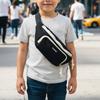 BabyLips Waist Design for Kids and Lightweight and Compact Shoulder Pouch for and Festivals Water-Repellent Pouch, Two-Tone Adults, Walks, Travel,