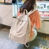 Schultasche unbedruckte Schultasche Mittelschule weiblich Koreanische Version Harajuku ulzzang Studentenrucksack Oberschule große Kapazität Ins-Stil