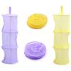 3 Shelf Hanging Storage Net Kids Toy Organizer Bag Bedroom Wall Door Closet