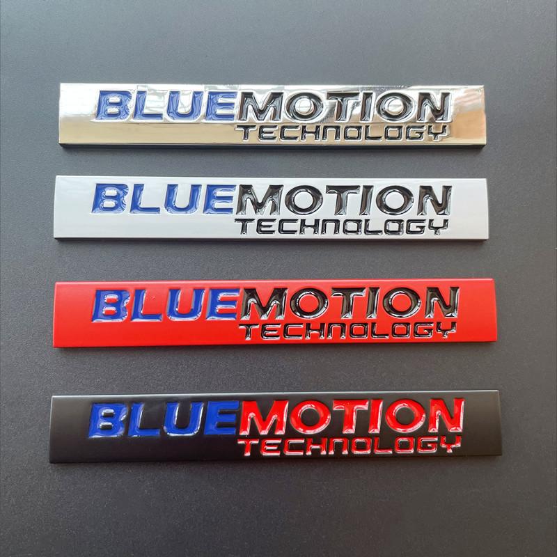 3D Metal Blue Motion Logo Bluemotion Emblem Car Trunk Badge Decal For VW Passat Polo MK6 Golf 7 Bluemotion Sticker Accessories zd2