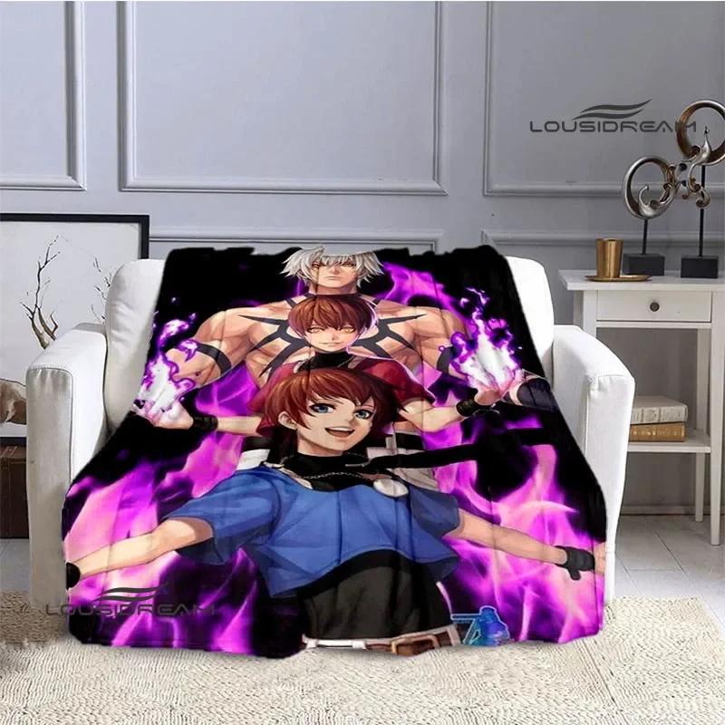 3D KOF game Cartoon blanket Warm Flannel blankets Soft and comfortable blanket Home Travel Blankets bed linings Birthday Gift
