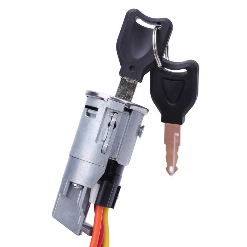 Ignitions Key Switches Assembly with Attached Harness Leads and Terminal Ends, Replaces 7701469419 with No Wire Changes or Added Adapter Harness