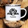 Personalized Pets Enamel Mug Custom Cup Funny Cups of Coffee Cup for Tea Beer Mugs Drinkware Rare Travel Cute Original Unusual
