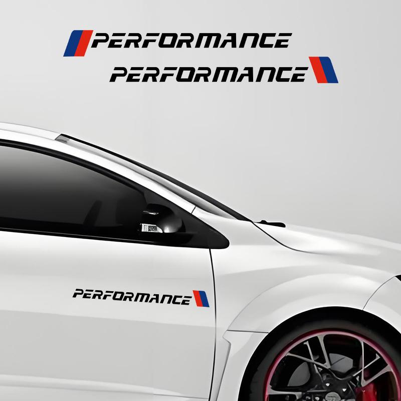 Car Performance Stickers Styling Vinyl Graphics Stripes Car Door Front File Visor Window Decorate for Transformation Accessories