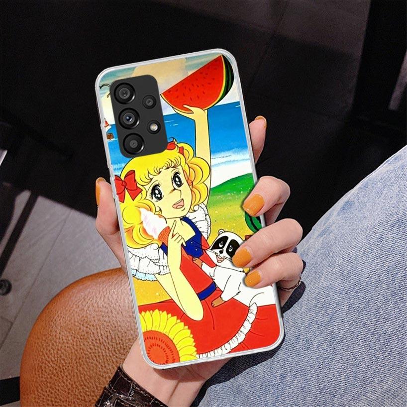 Anime Candy Phone Case For Samsung Galaxy A17 A16 A15 A14 A13 A57 A56 A55 A54 A53 A37 A36 A35 A34 A33 A26 A25 A24 A23 Galaxy A16