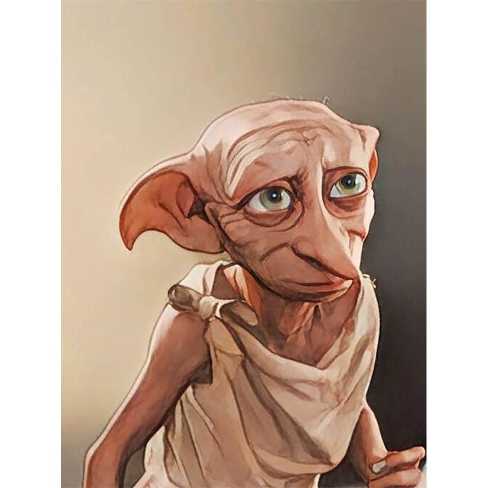 5D DIY Harry Potter Diamond Painting Elf Dobby Hogwarts School of Witchcraft and Wizardry Cross Embroidery Mosaic Art Gift