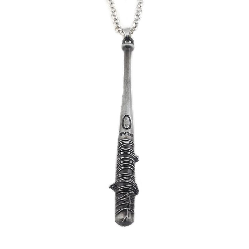Fashion Vintage Charm The Walking Dead Keychain Negan'S Bat Lucille Keyring Baseball Key Chain For Men Jewelry Accessories Gifts