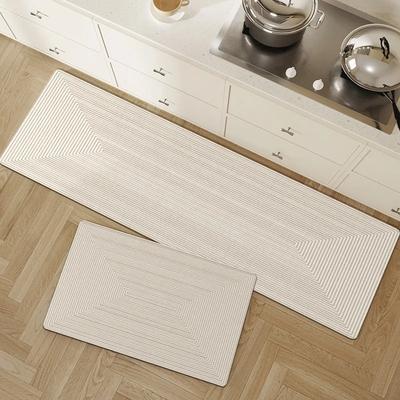Kitchen Floor Mat Long Rug Waterproof Oil-Proof Carpet Pvc Leather Non-Slip Foot Mats Home Decoration Alfombra De Cocina