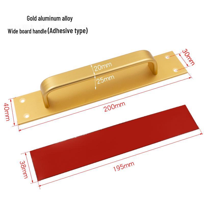 Punch-Free Aluminum Alloy Sliding Glass Door & Window Handle