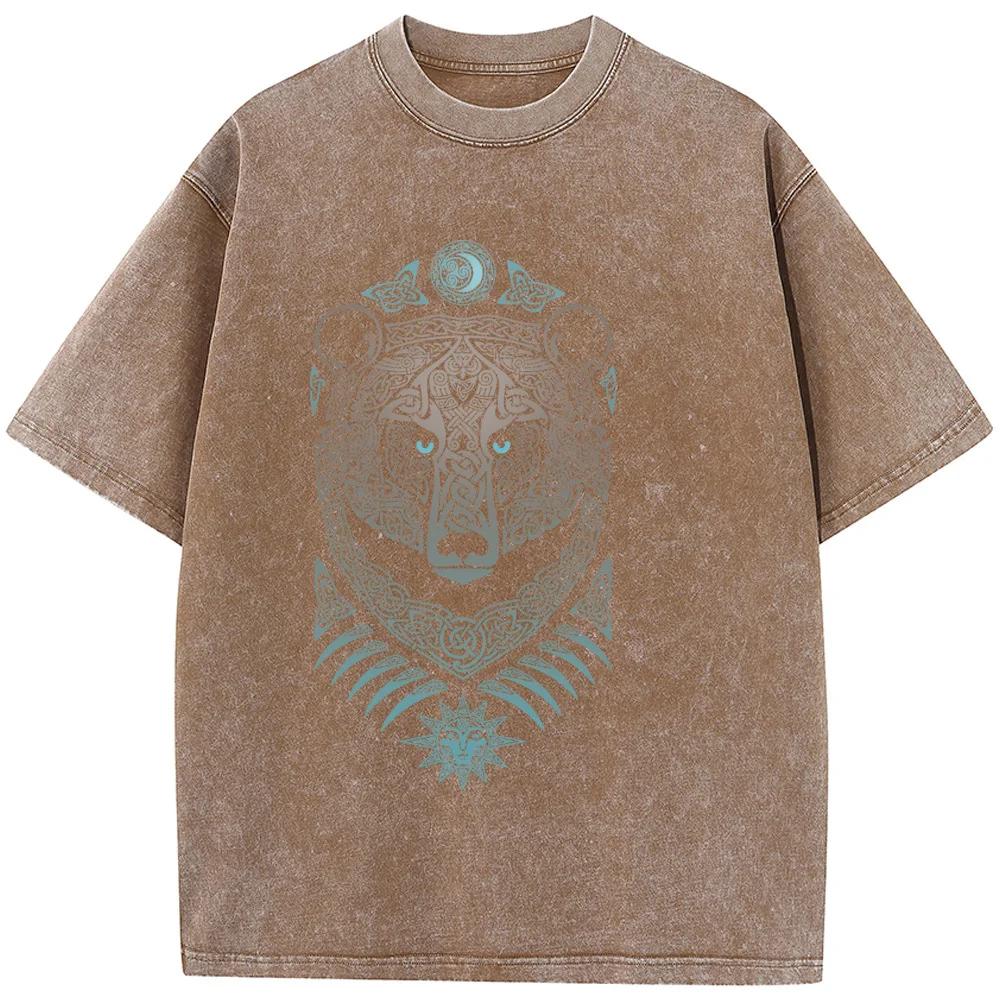 Grams Of High-Quality Washed Old Tshirt New Style T Shirt Streetwear Men Washed T-shirts
