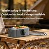Rechargeable Hot Meal Container Intelligent Temperature Regulation Fast Heating Meal Container For Various Occasion