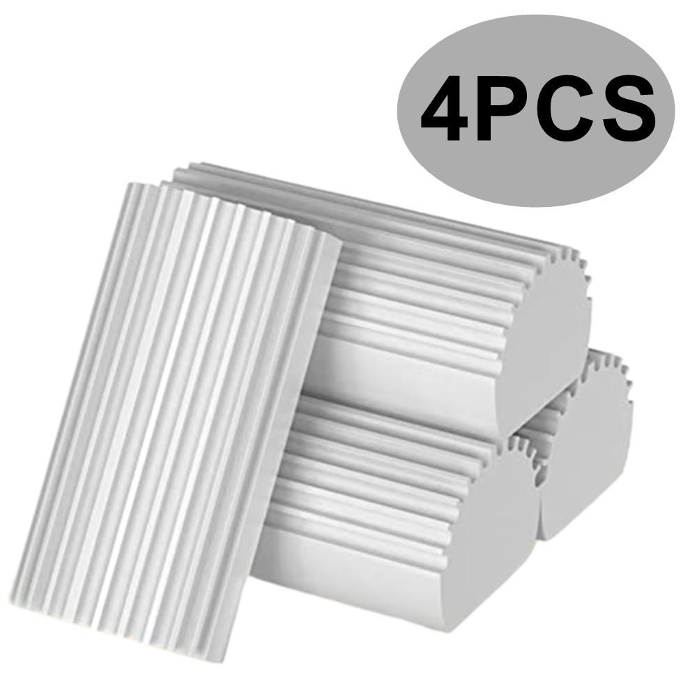 4PCS Wet Cleaning Duster Yellow Sponge Powder Dust Catches Clean Magic Cleaning Wipes Damp Clean Duster PVA Sponge Cleaning