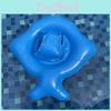 Pvc Material Cartoon Pattern Kids Swim Ring Inflatable Float Ring Sponge Bottom Shark Seat Ring For Children