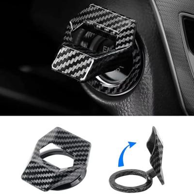 New 1PC Car Engine One-Key Start Stop Switch Button Protective Cover Anti Scratch Car Interior Design Car Product Accessories