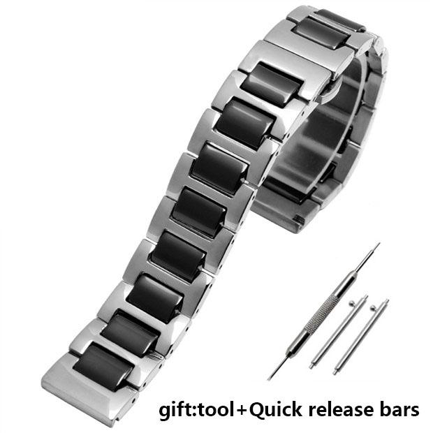 Stainless steel in Ceramic watchband 12