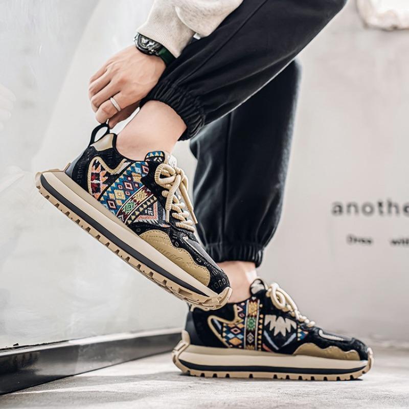 Fashion Men's Platform Sports Shoes Men Colors Casual Sneakers Fashion Breathable Anti-slip Air-cushion Running Shoes Loafers Zapatilas