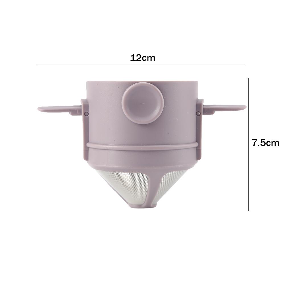 Foldable Coffee Filter Portable Pour Over Coffee Maker Stainless Steel Reusable Coffee Funnel Dripper Paperless Pour Over Holder
