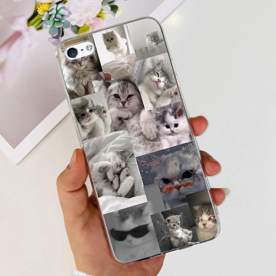 Lovely Printing Phone Case For iPhone 5 5s SE (2016) Soft Silicone TPU Back Cover For iPhone SE 2016 iPhone5 iPhone5s 4.0"