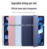 iPad 11 Protective Case with Pen Holder - Fits 6th Gen, 7th Gen, 10.2" Airbag, Pro 12.9" Models, Transparent Cover