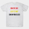 Men Black Print T-shirt Our Favorite Mouse No-Cut Transfer Paper Print Cotton Tshirt