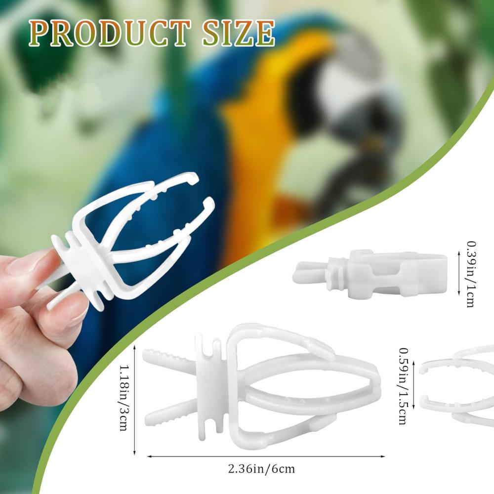 6 kusů Držák na krmivo do ptačí klece Papoušek Ovoce Klipy na zeleninu Spona na krmítko do klece pro andulku Kakadu Ara Korela Conure