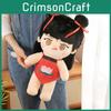 Plush Nezha New Toy Stuffed Doll With Red Braids Cushion Pillow Gift For Kids