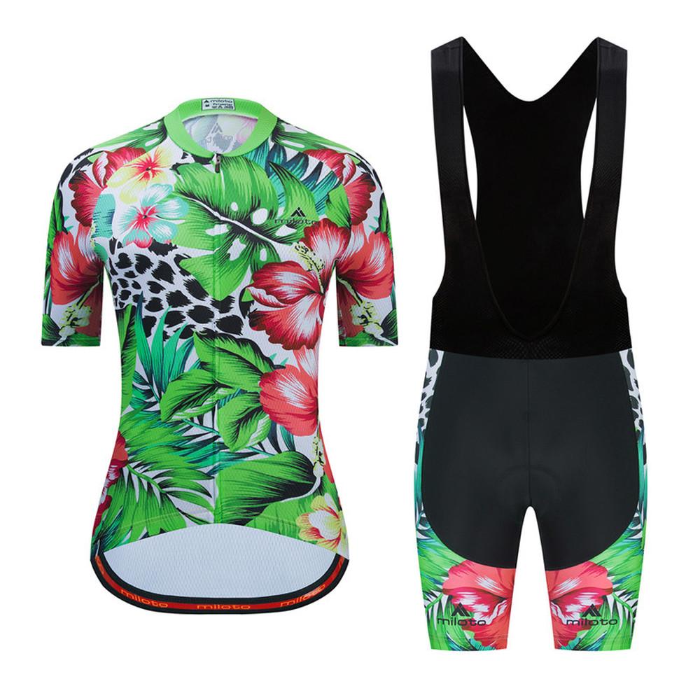 Team Cycling Jersey Set for Women, MTB Bike Clothing, Racing Bicycle Clothes, 2026 Summer Breathable Cycling Suit Set