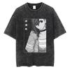 Dandadan Anime Momo Ayase Tričko Vintage Prané Y2k Estetika Streetwear Unisex Oversized Letní Bavlněné Grafické Tričko Oblečení