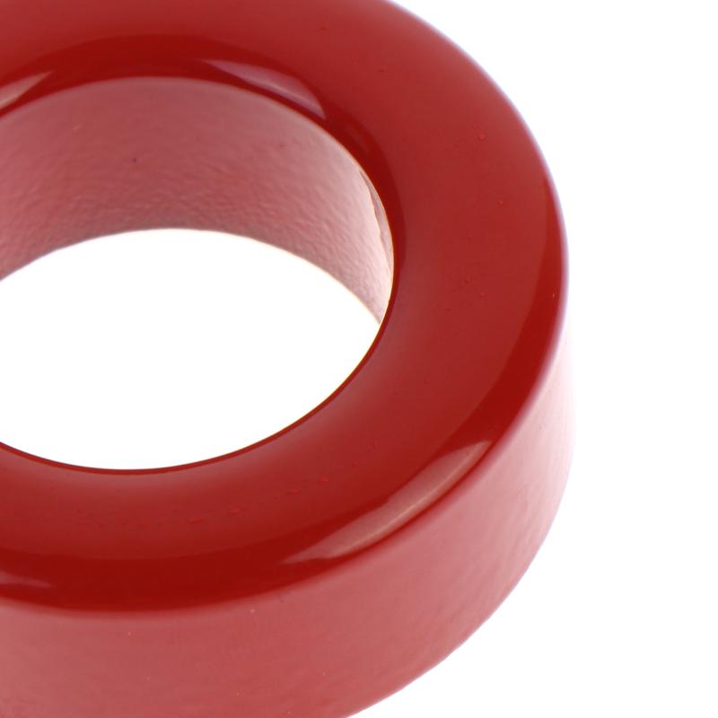 T157-2 Iron Ferrite Toroid Cores 40*24*14.5 Mm For Inductors Iron Powder Core Red Ring Low Permeability