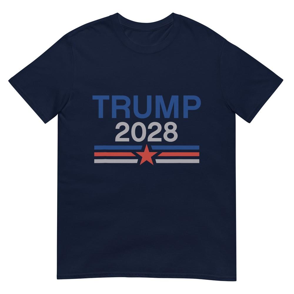 Trump 2028 Minimalist Retro Patriotic Trump Inauguration TShirt S