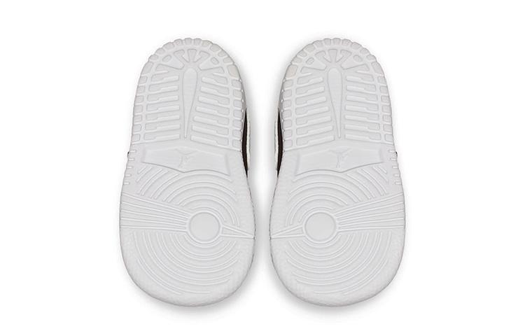Kids' Sneakers Air Jordan 1 Mid ALT TD 'White Black'