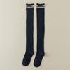 Japanese Style Women Stockings College Style School Girls Long Socks Stockings Cotton Knitting Solid Color Thigh High Stockings