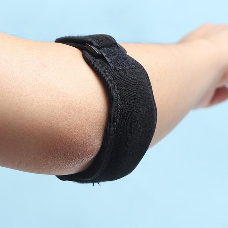 1Pc Elbow Brace For Tennis Golfer Sports Protection Adjustable Arm Band Silicone Compression Pad Pain Relief Men Wom.