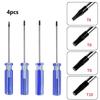 Screw Driver Torx T6 & T8 & T9 & T10 Security Screwdriver for Xbox-360/ PS3 Tamperproof Hole Repairing Opening