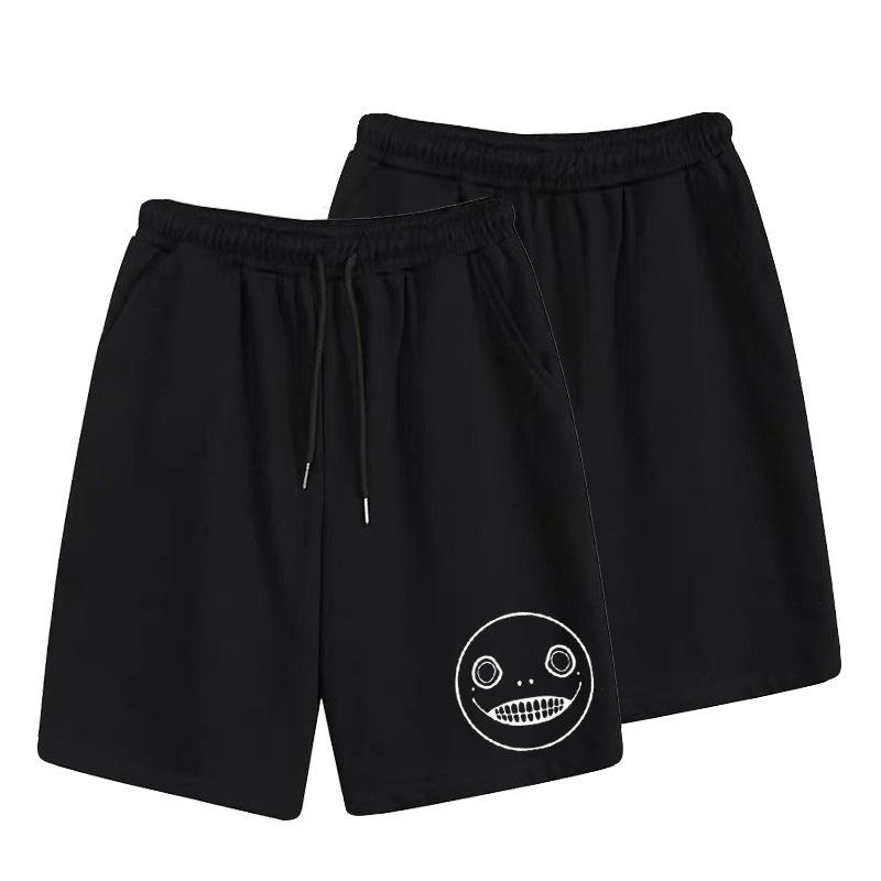 Casual Pants Men's Summer Trendy Brand Loose Sports Micro-elastic Five-point Sports Shorts Men