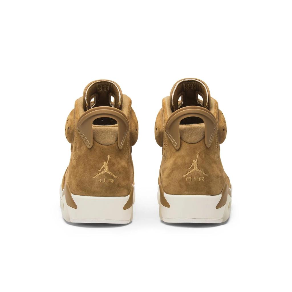 Air Jordan 6 Retro 'Wheat' (Uniseks) Golden Harvest / Sail-Golden Harvest Vintage Basketbalschoenen 384664 705