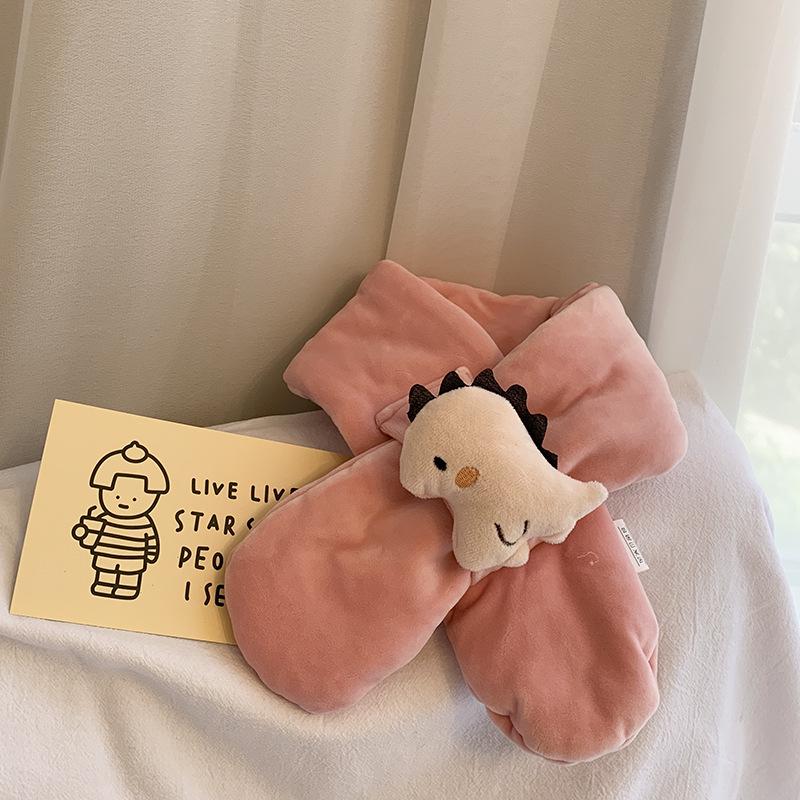 

Cartoon Cotton Baby Scarf: Autumn/Winter Neck Warmer for Kids 70-9 cm