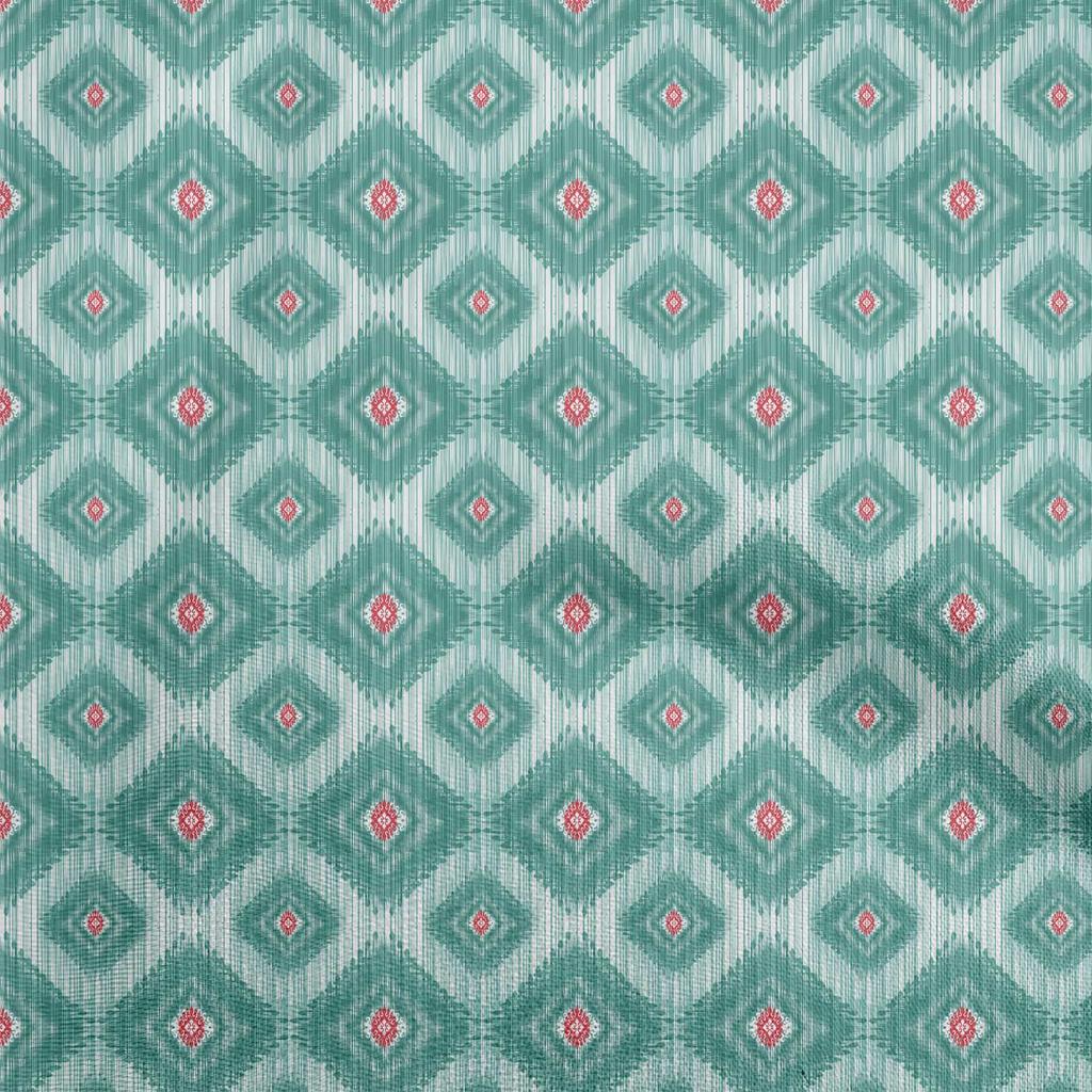oneOone Cotton Flex Gray Fabric Asian Ikat Craft Projects Decor Fabric Printed By The Yard 40 Inch