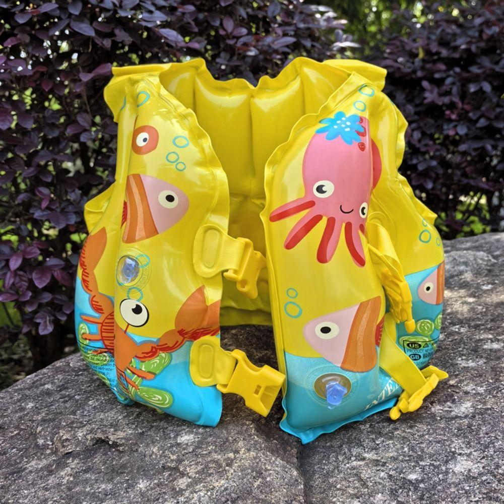 Anti Rollover Child Buoyancy Vest Adjustable Swimming Vest Baby Swimming Jackets  Wading Sports