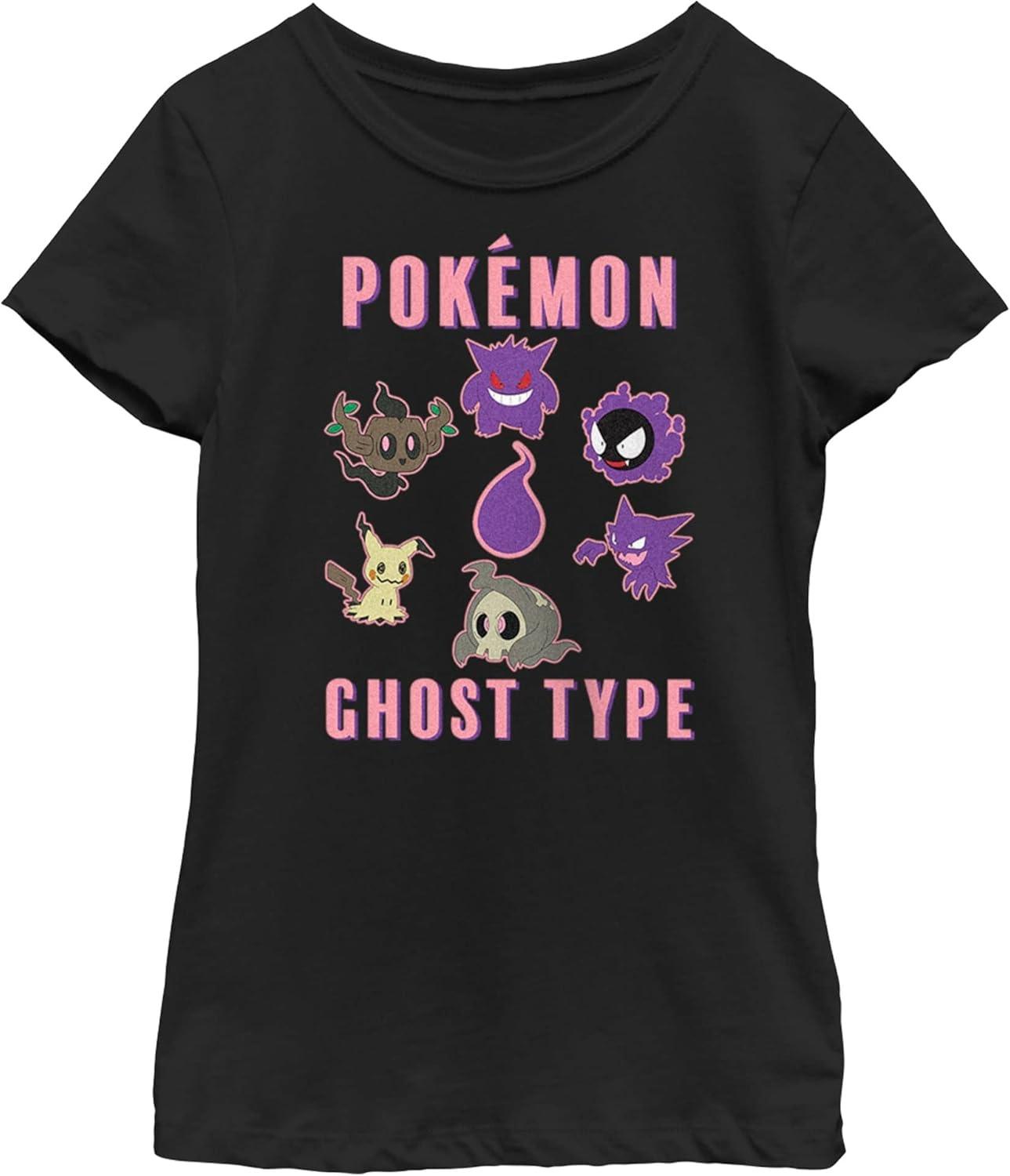 Pokémon Pokemon Pkmn Team Ghost Group Girls Short Sleeve Tee Shirt S