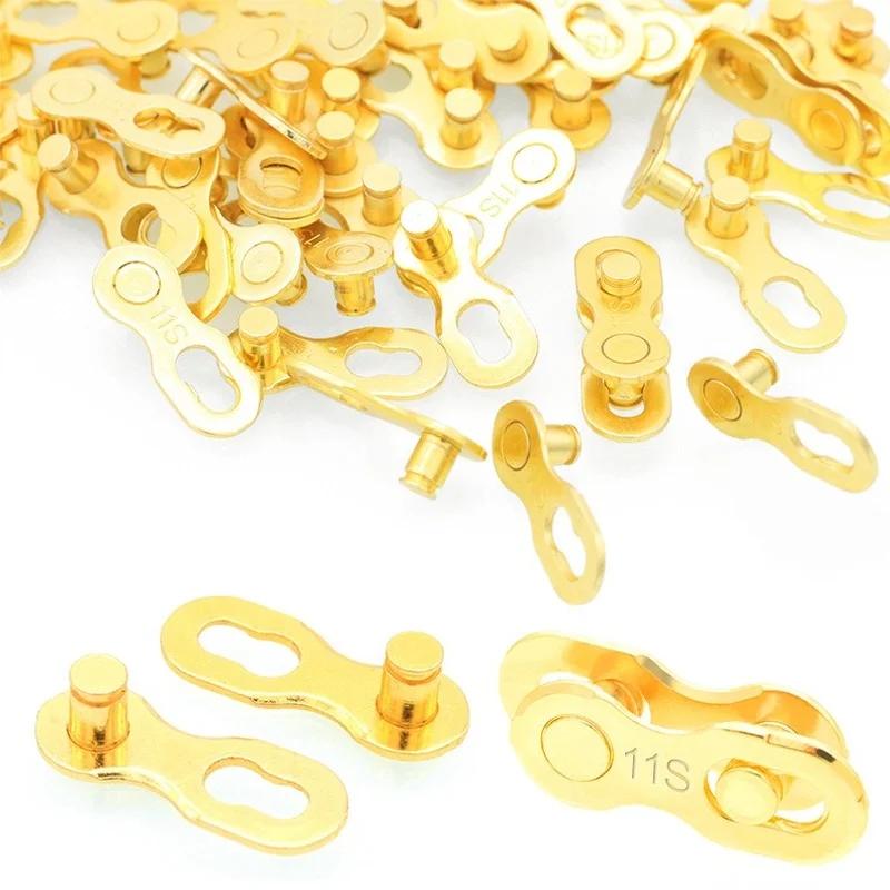 Bicycle Chain Connector Lock Quick Link Road Bike Buckle Joint Buckle Master Cycling Parts Gold 6/7/8/9/10/11/12 Speed