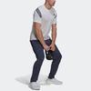 adidas T Shirts Men's White Crew Neck Moderate Straight Fit HC2764