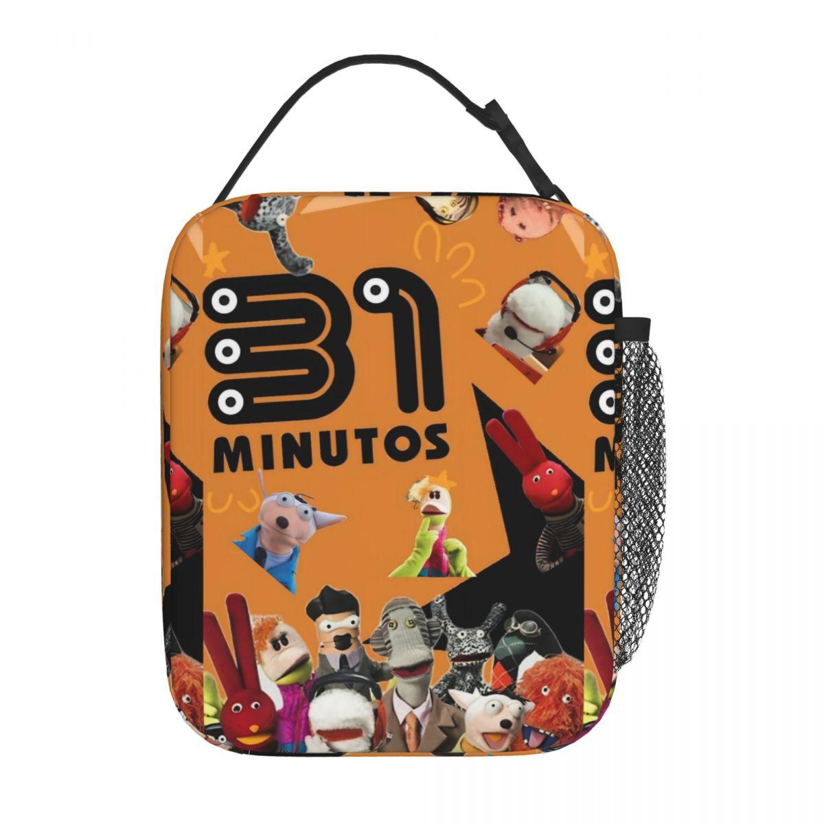 31 Minutos Chilean Comedy Insulated Lunch Bags Leakproof Cartoon Meal Container Thermal Bag Tote Lunch Box School Girl Boy One Size