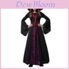 Elegantes Polyester-Vampir-Kostüm für Damen, perfekt für Halloween und Bühnenauftritte